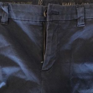 Gap khakis flat front super soft